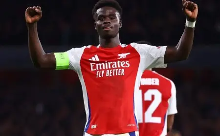 “هذا العام لنا”.. ساكا واثق من قدرة أرسنال على تخطي سيتي