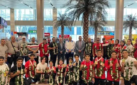 بـ 11 ميدالية.. بعثة الكونغ فو تصل القاهرة بعد المشاركة في بطولة العالم