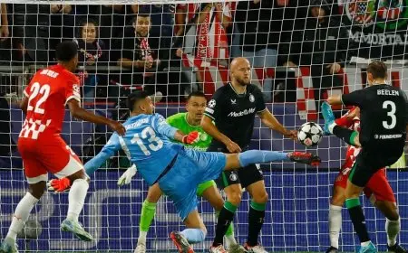 جيرونا يدخل تاريخ دوري أبطال أوروبا برقم سلبي غير مسبوق