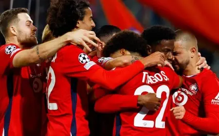 ليل يحقق فوزاً تاريخياً على ريال مدريد في دوري أبطال أوروبا