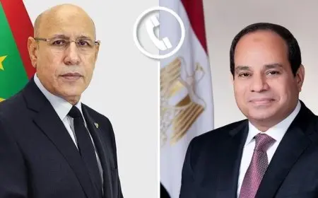 السيسي يؤكد دعم مصر لرئاسة موريتانيا الحالية للاتحاد الأفريقي بما يحقق أهداف شعوب القارة