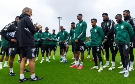 27 لاعبا في قائمة السعودية لمباراة اليابان والبحرين في تصفيات كأس العالم