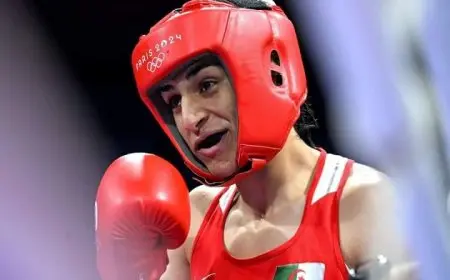 إيقاف الملاكمة الجزائرية إيمان خليف مدى الحياة وتجريدها من ألقابها