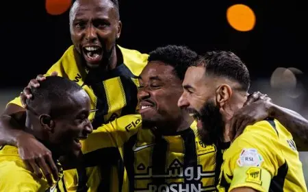 الاتحاد يهزم الأخدود ويلحق بالهلال في صدارة الدوري السعودي