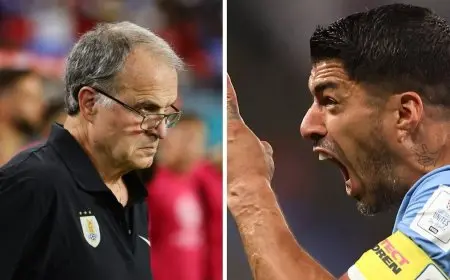 حقائق صادمة.. لويس سواريز يفتح النار على مدرب أوروغواي بيلسا