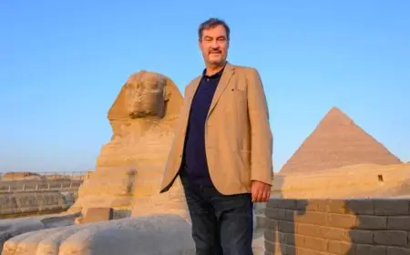 منطقة أهرامات الجيزة تستقبل رئيس وزراء ولاية بافاريا