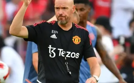 تين هاج: لا أفكر في الإقالة من تدريب مانشستر يونايتد