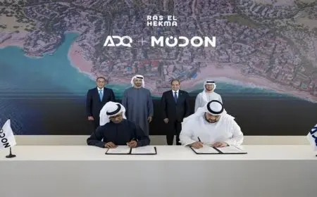 بحضور الرئيس السيسي وبن زايد.. القابضة (ADQ) تُعين “مُدن” مطوراً رئيسياً لمشروع رأس الحكمة