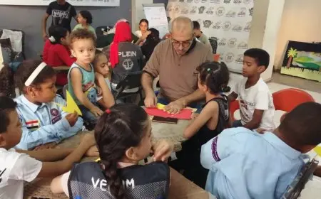 الشباب والرياضة تنفذ فعاليات مشروع «الورش الفنية للنشء» بمحافظة الجيزة