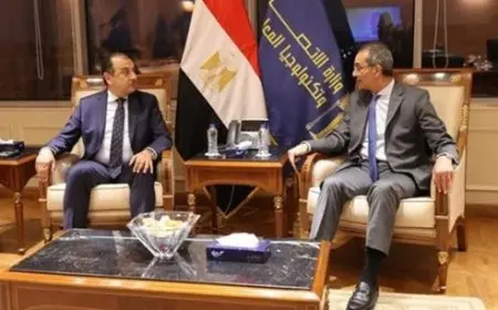 وزيرا قطاع الأعمال العام والاتصالات يتابعان مستجدات تنفيذ مشروع تطبيق برنامج تخطيط موارد المؤسسات
