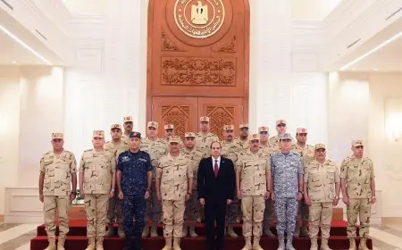 الرئيس السيسي يترأس اجتماع المجلس الأعلى للقوات المسلحة