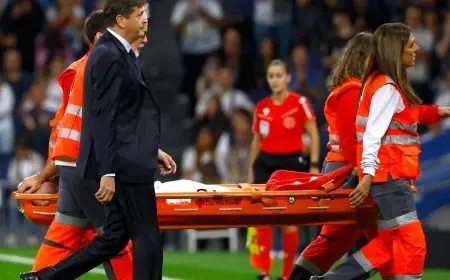 كارفاخال يغادر الملعب باكياً بعد إصابة خطيرة ضد فياريال