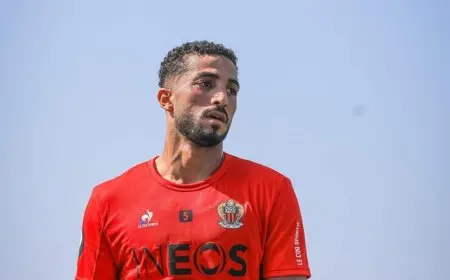 محمد عبد المنعم على رأس قائمة نيس لمواجهة باريس سان جيرمان بالدوري الفرنسي