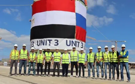 نجاح تركيب مصيدة قلب المفاعل للوحدة الثالثة بمحطة الضبعة النووية