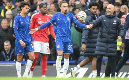 تشيلسي يسقط في فخ التعادل الإيجابي أمام نوتنجهام فورست بالبريميرليج