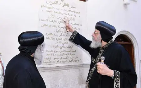 في الذكرى الـ140 لتأسيسها.. البابا تواضروس الثاني يدشن كنيسة العذراء بالفجالة بعد تجديدها