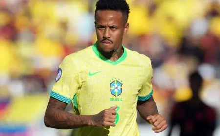 ميليتاو يغيب عن مباراتي البرازيل بتصفيات كأس العالم للإصابة