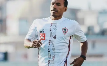 عبد الشافي يخوض تدريبات تأهيلية خلال مران الزمالك