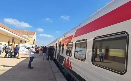 رئيس السكك الحديدية: تذاكر قطار بئر العبد مجانا لمدة أسبوع هدية من الرئيس السيسي