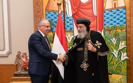 البابا تواضروس يبحث مع وزيري الأوقاف والري سبل رفع الوعي بأهمية ترشيد المياه