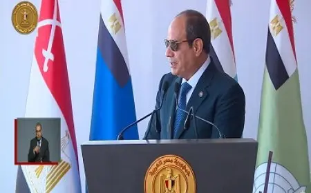 الرئيس السيسي: مصر تعمل على تحقيق 3 أهداف منذ 7 أكتوبر