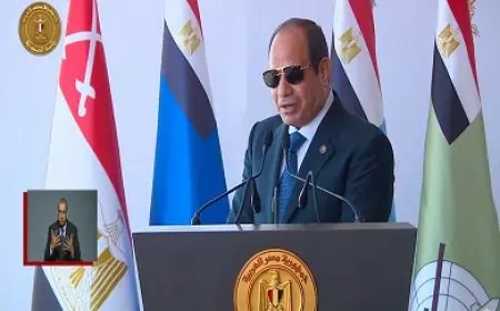 الرئيس السيسي: قوة الجيش المصري كبيرة لكنها رشيدة وتتسم بالتوازن الشديد