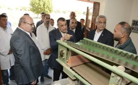 “وزير الدولة للإنتاج الحربي” يقوم بجولة تفقدية مفاجئة لشركة “أبو زعبل للكيماويات المتخصصة”