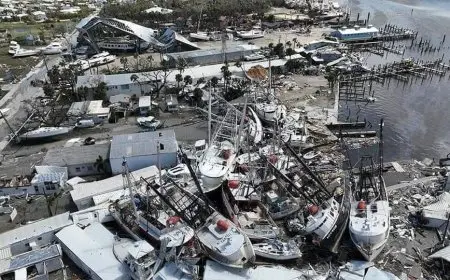 دمار شامل في فلوريدا.. مشاهد مأساوية خلفها إعصار هيلين بعد نزوح 6 ملايين شخص
