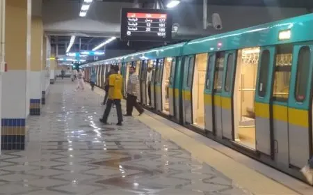 تقليل زمن التقاطر باتجاه محطة مترو الاستاد بالتزامن مع مباراة منتخب مصر