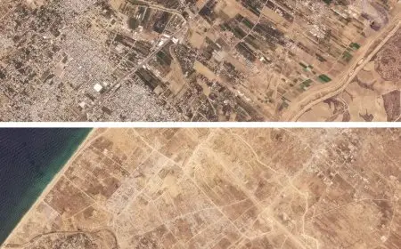 الأقمار الصناعية توثق الدمار في غزة مع استمرار قصف الاحتلال