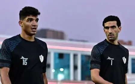 جوميز يطمئن على حراس مرمى الزمالك قبل السوبر المصري