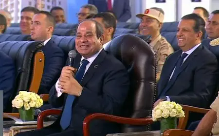 الرئيس السيسي خلال افتتاح مشروعات النقل: سيناء أمانة في رقبتنا ورقبتكم