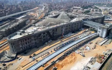 إنجازات ومنشآت مبهرة.. بث مباشر افتتاح محطة قطارات صعيد مصر بحضور الرئيس السيسي