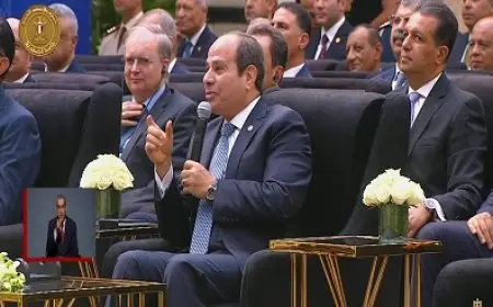 الرئيس السيسي: لن نتوقف أبدا عن العمل رغم الظروف المحيطة