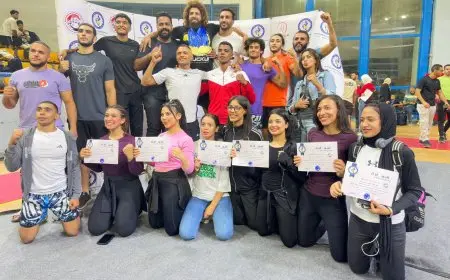 250 لاعب في بطولة الجمهورية للفنون القتالية المختلطة
