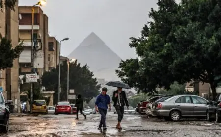 الأرصاد عن طقس الغد: جو بارد مع سقوط أمطار رعدية وشبورة