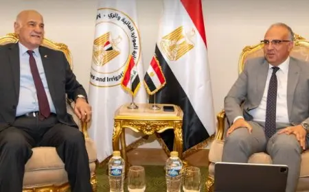وزير الري يبحث مع نظيره العراقي التعاون في معالجة وإعادة استخدام مياه الصرف الزراعي