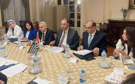 نائب وزير الخارجية يبحث مع نظيره اليوناني تطوير المبادرة الرئاسية إحياء الجذور – نوستوس