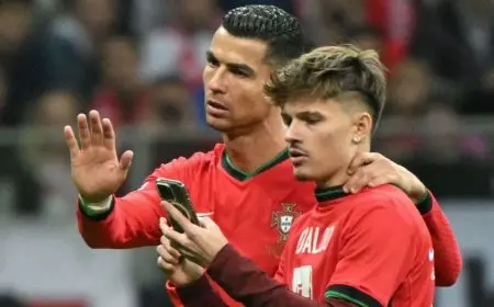 رونالدو يعادل أهداف هالاند بدوري الأمم موسم 2024-2025