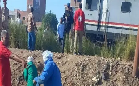 الهلال الأحمر يجري تقييم لمصابي حادث قطاري المنيا لتقديم المساعدات العينية العاجلة