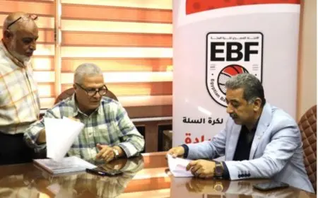 مجدي أبو فريخة يتقدم بأوراق ترشحه لانتخابات اتحاد السلة