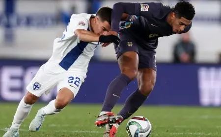 إنجلترا تسترد عافيتها في دوري الأمم بهزيمة فنلندا في هلسنكي