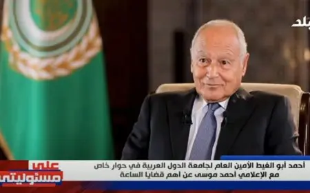 أحمد أبو الغيط يكشف سبب عدم ذهاب إسرائيل لمحكمة العدل الدولية