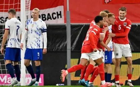 النمسا تكبّد النرويج وهالاند هزيمة مذلة بدوري الأمم الأوروبية