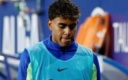 في ضربة للفريق.. برشلونة يعلن إصابة يامال وغيابه عن الملاعب