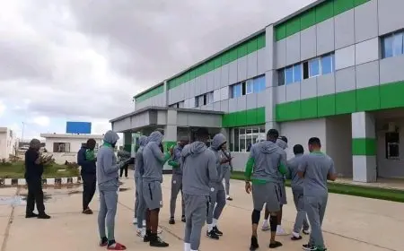 أول رد من الاتحاد الليبي على أزمة احتجاز منتخب نيجيريا.. «نرفض الادعاءات»