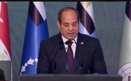 الرئيس السيسي للمصريين: قادرون بتلاحمنا ووعينا على تجاوز الظروف الصعبة