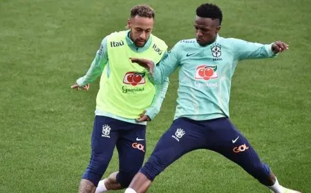 نيمار يجدد دعمه لفينيسيوس للتتويج بالكرة الذهبية