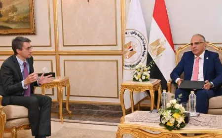 وزير الري يبحث مع مسؤول في البنك الدولي موقف مشروع المرونة المناخية