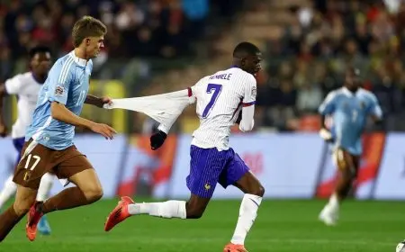 فرنسا تنتصر على بلجيكا بثنائية مواني في قمة دوري الأمم